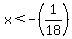x%3C-%281%2F18%29