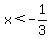 x%3C-1%2F3