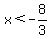 x%3C-8%2F3