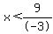 x%3C9%2F-3