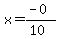 x=%28-0%29%2F%2810%29