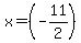 x=%28-11%2F2%29