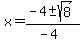 x=%28-4%2B-+sqrt%288%29%29%2F%28-4%29