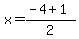 x=%28-4%2B1%29%2F2