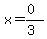 x=%280%29%2F%283%29