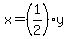 x=%281%2F2%29%2Ay