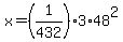 x=%281%2F432%293%2A48%5E2