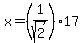 x=%281%2Fsqrt%282%29%2917