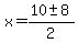x=%2810%2B-+8%29%2F2