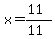 x=%2811%29%2F%2811%29