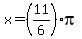 x=%2811%2F6%29pi