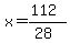 x=%28112%29%2F%2828%29