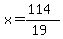x=%28114%29%2F%2819%29