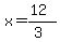 x=%2812%29%2F%283%29