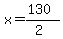 x=%28130%29%2F%282%29