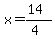 x=%2814%29%2F%284%29