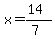 x=%2814%29%2F%287%29
