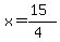 x=%2815%29%2F%284%29