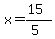 x=%2815%29%2F%285%29