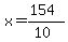 x=%28154%29%2F%2810%29