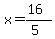 x=%2816%29%2F%285%29