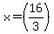 x=%2816%2F3%29