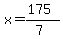 x=%28175%29%2F%287%29