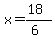 x=%2818%29%2F%286%29