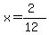 x=%282%29%2F%2812%29