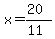 x=%2820%29%2F%2811%29