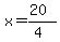 x=%2820%29%2F%284%29