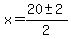 x=%2820%2B-+2%29%2F2