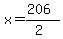 x=%28206%29%2F%282%29