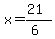 x=%2821%29%2F%286%29
