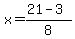 x=%2821+-+3%29%2F8