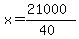 x=%2821000%29%2F%2840%29