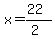 x=%2822%29%2F%282%29