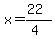 x=%2822%29%2F%284%29