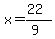 x=%2822%29%2F%289%29