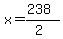x=%28238%29%2F%282%29