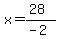 x=%2828%29%2F%28-2%29