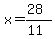 x=%2828%29%2F%2811%29