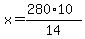 x=%28280%2A10%29%2F14