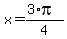 x=%283%2Api%29%2F4