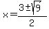 x=%283%2B-sqrt%289%29%29%2F2