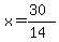 x=%2830%29%2F%2814%29