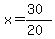 x=%2830%29%2F%2820%29