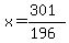 x=%28301%29%2F%28196%29