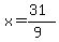 x=%2831%29%2F%289%29