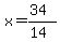 x=%2834%29%2F%2814%29